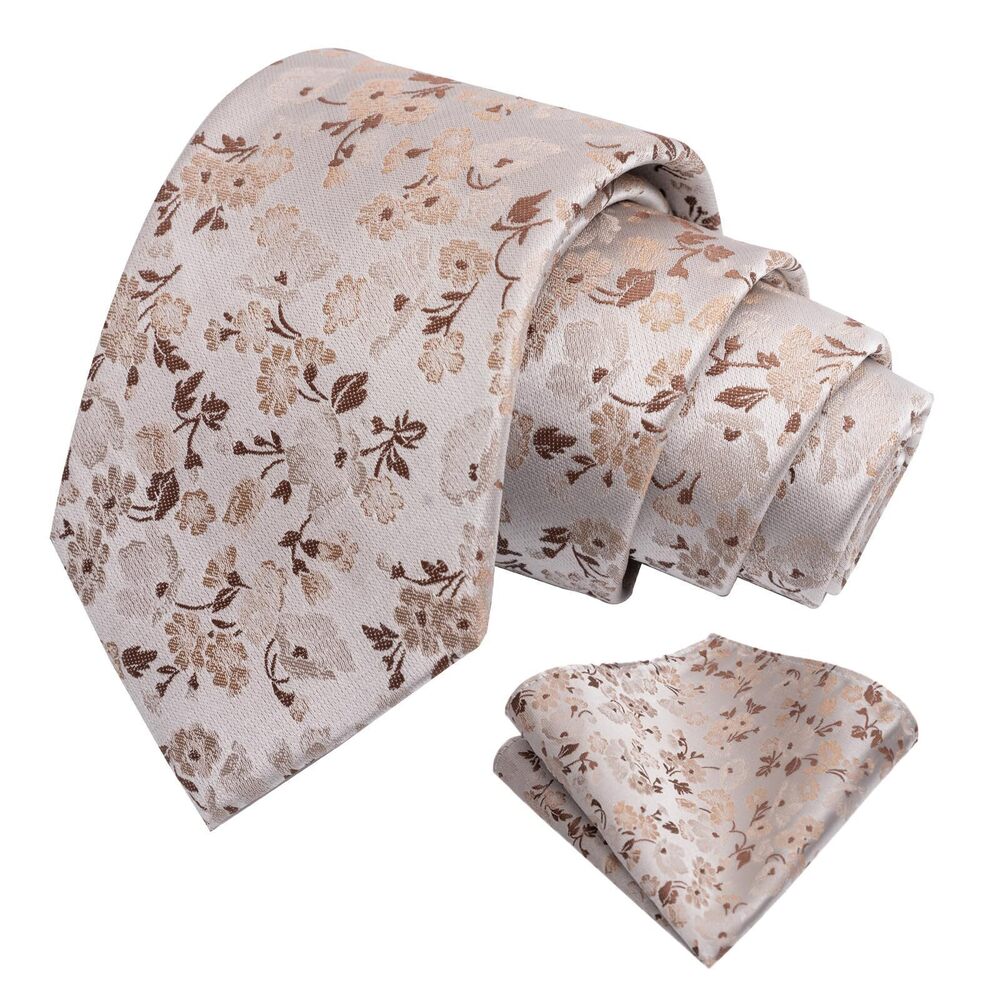1638 3.15inches Chic and Refreshing Flower Patterned Tie with Floral